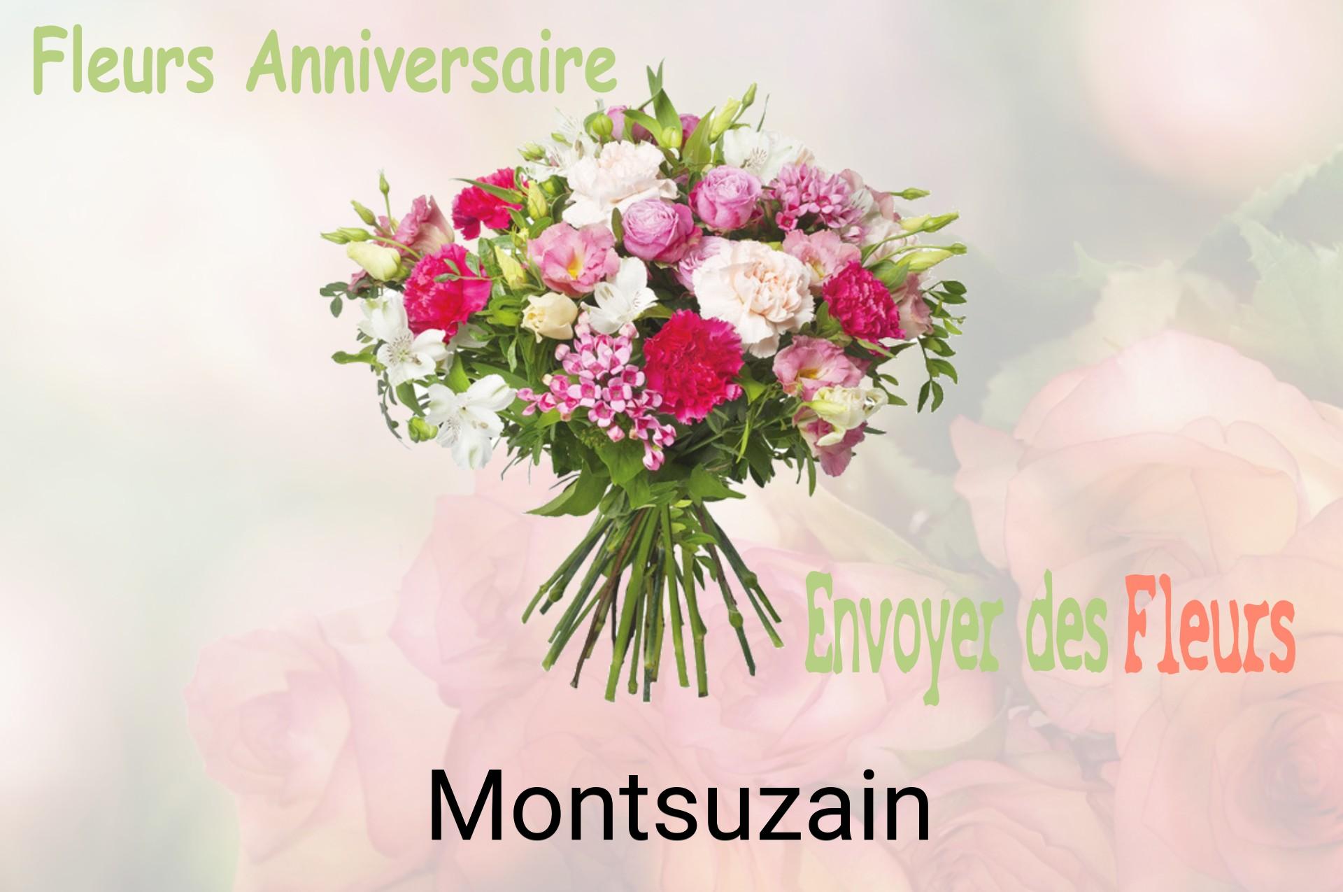 Bouquet de fleurs d’anniversaire livré à Montsuzain
